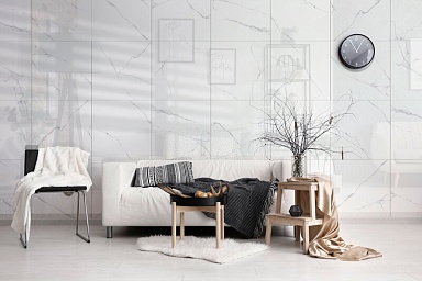 Керамогранит Global Tile GT60607603PR Romantic Белый 60x60