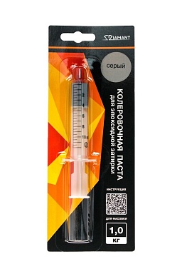 Смеси и затирки Diamant Колеровочная паста 004 Серый 1кг