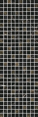 Декор Kerama Marazzi MM12111 Астория черный мозаичный 25x75