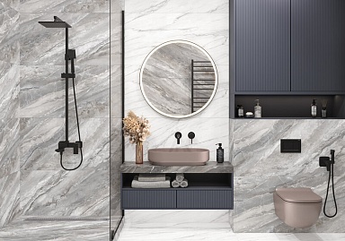 Керамогранит New Trend 60120EVO05P Evo Marmo Gris полированный 600x1200x7
