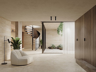 Керамогранит Tau Ceramica Travertino Gold Rec. 60x120