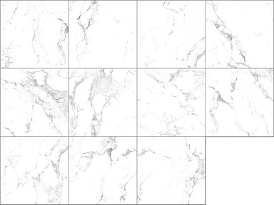 Керамогранит Dako Bonomi MR Белый 600x600x9
