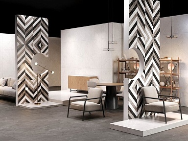 Estima Фальшмозаика NL03 Nolana Dark Grey Bricks Неполированный 59,2х119,3