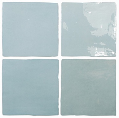 Плитка DNA Tiles 124411 Flash Square Light Blue 13x13