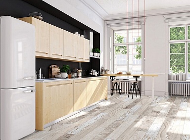 Керамогранит Absolut Keramika Palau Black 15x90