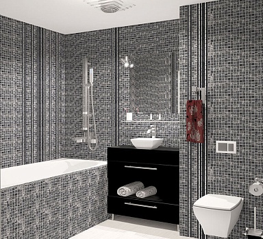 Natural MSD-428 (MSDH-428) мозаика Стекло+Мрамор 25,8х25,8 300x300