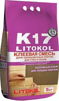 Клей LITOKOL Клей на цементной основе K17 LITOKOL 5кг