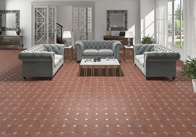 Керамогранит El Molino Manises Decor Blanco 58x58