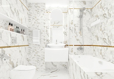 Керамогранит Laparet Laurel табачный 15х60