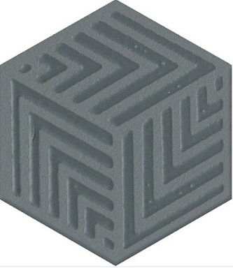Kerama Marazzi OS/D241/63010 Декор Агуста синий 6х5,2