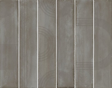 Панно Kerama Marazzi KMP3STA004RN6X Панно Мажорель серый глянцевый (из 6 частей 6х28,5) 36x28,5x1