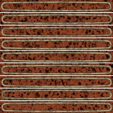 Kerama Marazzi KMD2SOB007BN Декор чипсет Далия оранжевый глянцевый 20x20x0,95