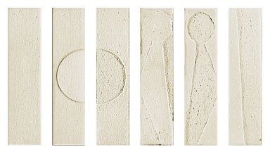 Керамогранит Settecento 118620 Koine Alphabet Gesso 4,5x18,6