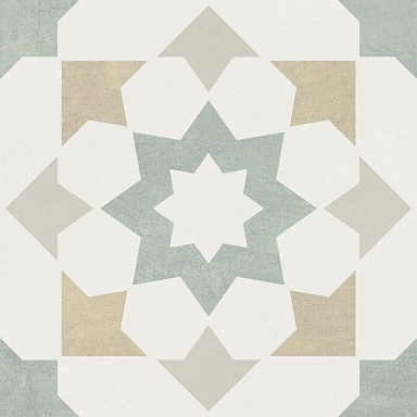 Керамогранит Harmony 39596 Doha Green Star SP/22,3 22,3x22,3
