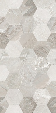 Декор Eurotile 0146 Istambul Grey Decor Mat 25x50