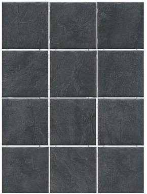 Керамогранит Kerama Marazzi 1301 Дегре черный (полотно 30х40 из 12 частей 9,9х9,9)