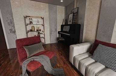 Керамогранит Absolut Gres AB1047G Cloudy Rosa gloss 600x600
