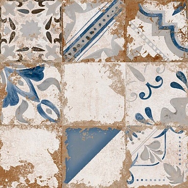 Керамогранит El Molino Memory 7 Azul Brillo 58x58