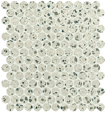 Мозаика FAP Ceramiche fRPC Glim Gemme Salvia Round Mosaico Matt 29,5х32,5