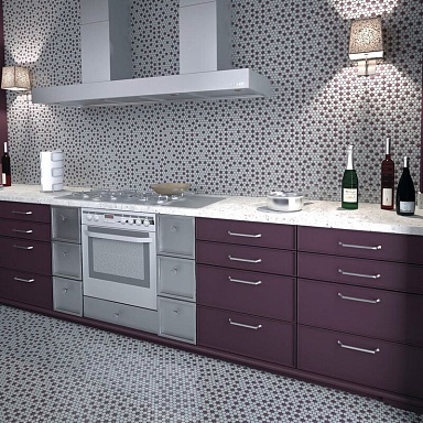 Мозаика Keramissimo 504 Piena бронзовый 26.5x28.5