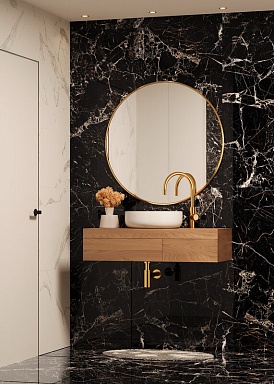 Керамогранит Arcadia Ceramica HG2007-A Torino Black High Gloss 60x120