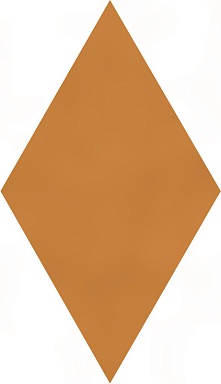 Kerama Marazzi KMD2SRB006BN Декор Риад оранжевый глянцевый 13,5x7,8x0,9