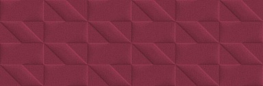 Плитка Marazzi Italy M12C Outfit Red Struttura Tetris 3D 25x76