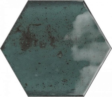 Плитка Ribesalbes PT03128 Hex Blue Glossy 15x17,3