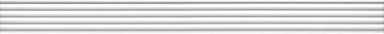 Бордюр Kerama Marazzi LSA013R Монфорте белый структура обрезной 40x3.4
