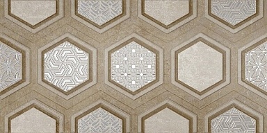 Декор Axima Рона бежевая D 25x50