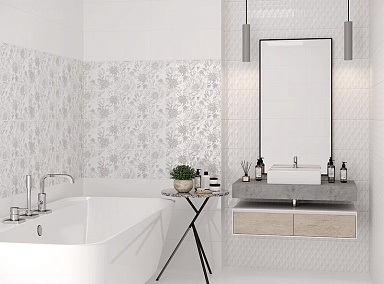 Плитка Gracia Ceramica 010100001310 Blum white 01 250х600