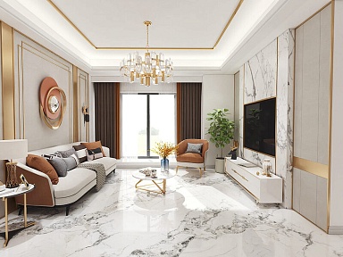 Керамогранит Basconi Home BHW-0035 Bianco Gold Soft Polished 600x1200x8