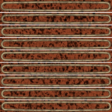 Kerama Marazzi KMD2SOB007BN Декор чипсет Далия оранжевый глянцевый 20x20x0,95