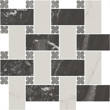 Kerama Marazzi ID163 Декор Риальто 3 наборный матовый 43,5x43,5x0,9