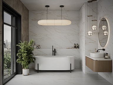 Керамогранит Gracia Ceramica 010400001218 Golden white белый PG 01 60х120