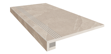 Estima Комплект Ступень TE01 Terra 33x120 неполированная с бортиком + Подступенок 14.5x120
