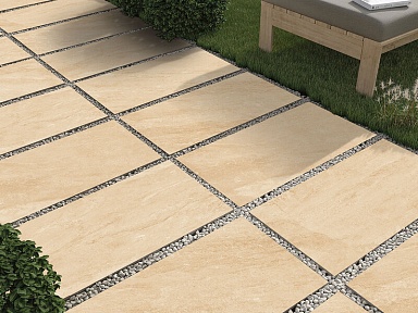 Керамогранит Landgrace Outdoor Estonia White R11 20mm 60х60