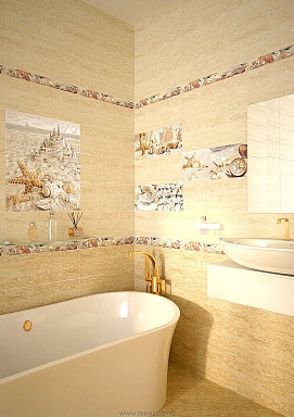Azori Декор Caliza Beige Mare 2 20.1x50.5