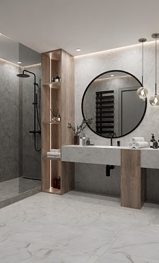 Керамогранит PrimaVera CR231 Vanity Grey Carving 60x120