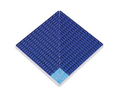 Ступень Serapool 21277 IK Petit Carre Внутренний угол плитки с буртиком Light Blue-Cobalt 12x12