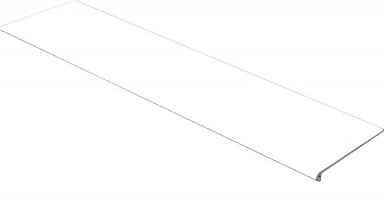 Gresmanc Ступень фронтальная Evolution Stone White 120x33