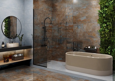 Керамогранит LCM 60120IRN55HG Iron Steel суперполированный 600x1200x8