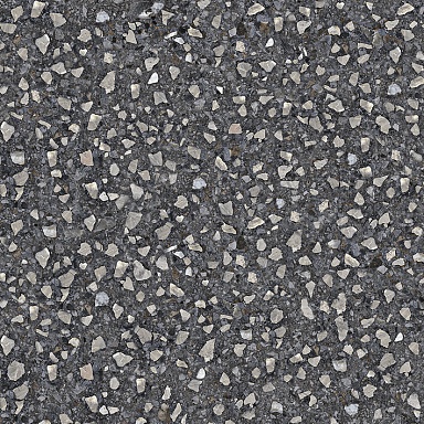 Керамогранит Kirovit NR0379 K Black Rockfall черный матовый 600х600х10