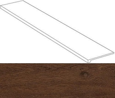 Ступень Атлас Конкорд Россия 620070000868 Oak Reserve Dark Brown Scalino Frontale 33x120