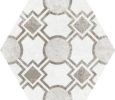 Декор Equipe 22099 Hexatile Cement Garden Grey 17,5x20 (17 видов паттерна)