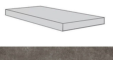 Ступень Атлас Конкорд Россия 620070001409 Drift Grey Scal.160 Ang.Sx/Дрифт Грей Ступ.160 Угл.Лев 33x160