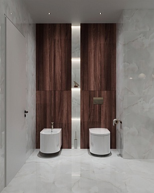 Керамогранит Arcadia Ceramica FP1027-A Onyx White Cloud Full Polished 60x120