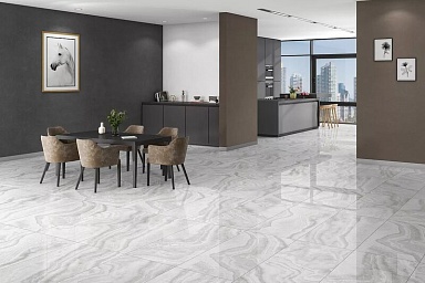 Керамогранит Art Ceramic Belfino Silver Glossy 60x120