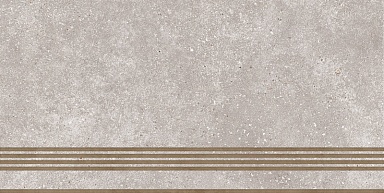 Global Tile ST183VG Ступень Coral Rock Серый 30x60