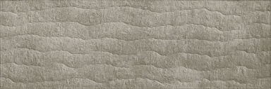 Плитка Eurotile 757 Балтимор тёмный рельеф волна 32,5x100
